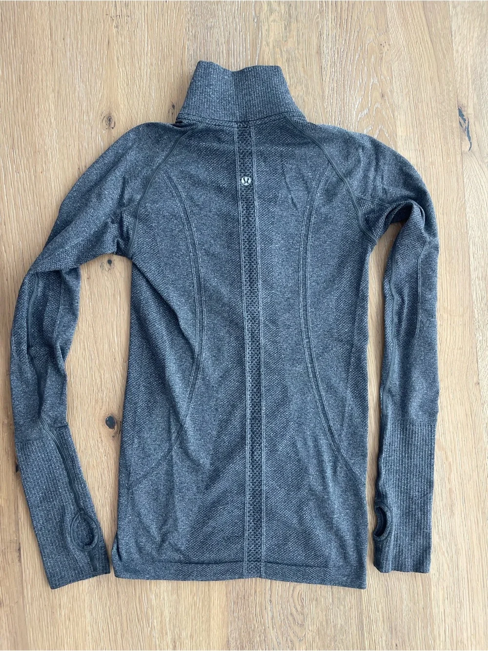 lululemon athletica Heathered Dark Gray Quarter-Zip Pullover